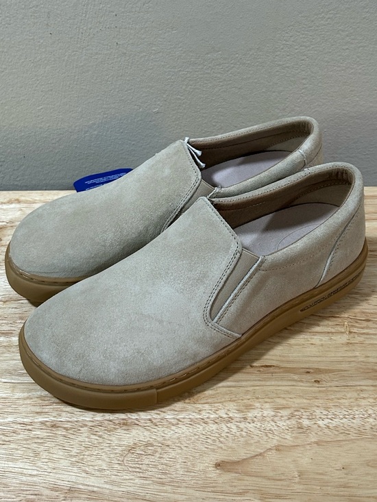 Birkenstock Shoes - Birkenstock Women's Slip-On Athletic Shoes in Light Beige with Gum Sole